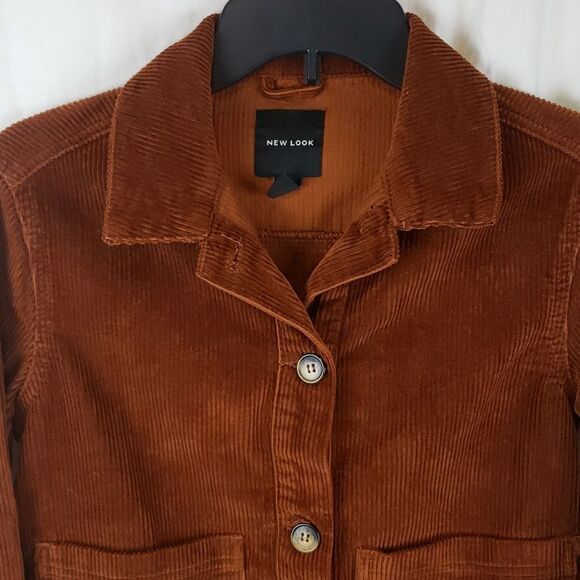 New Look Women's 2 Burnt Orange Suede Jacket - Picture 2 of 8